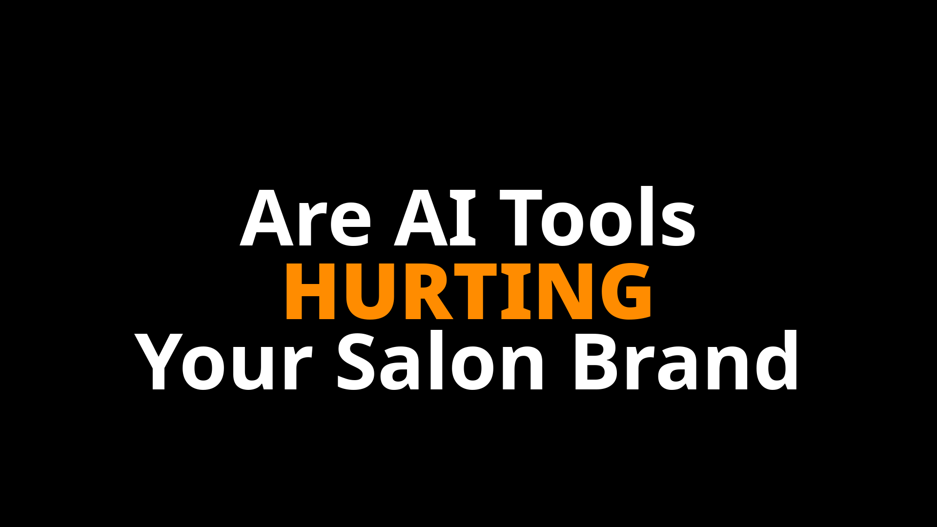 Are AI Tools Actually Helping Salons Grow or Just Making Your Brand Sound Like a Robot?