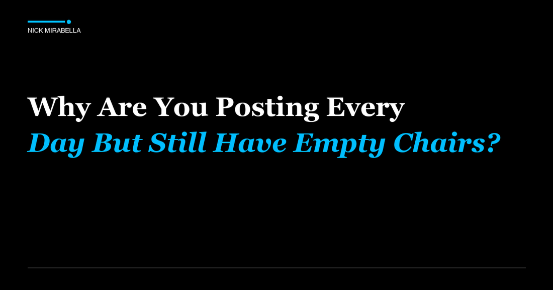 Expert analysis on are You Posting Every Day But Still Have Empty Chairs for salon professionals