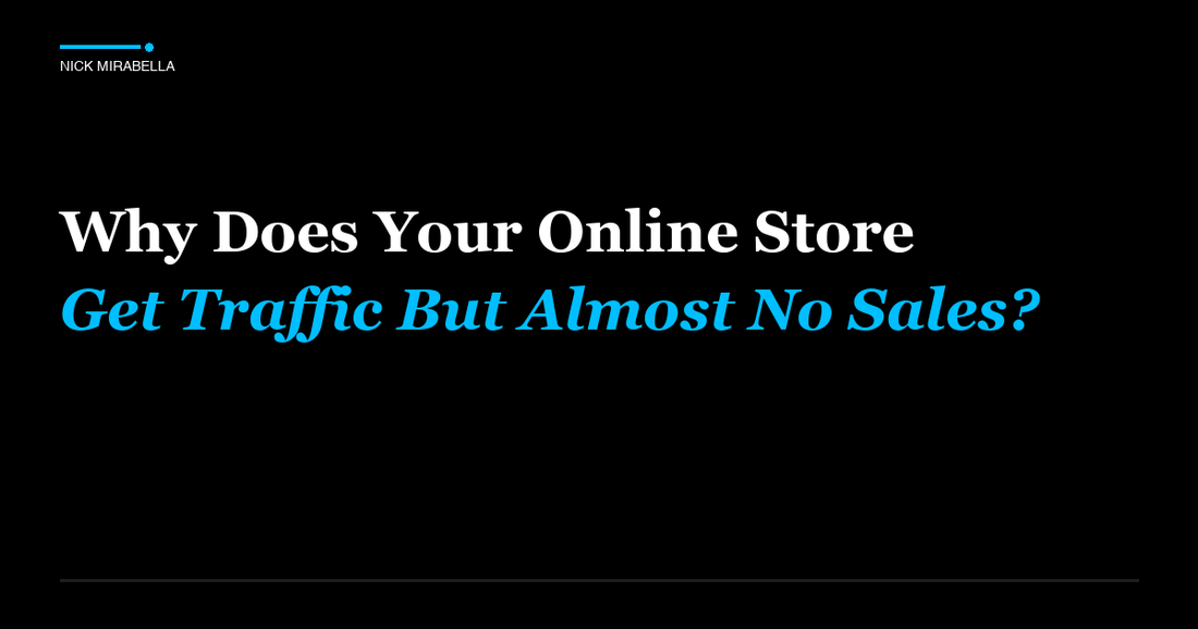 Expert analysis on does Your Online Store Get Traffic But Almost No Sales for salon professionals