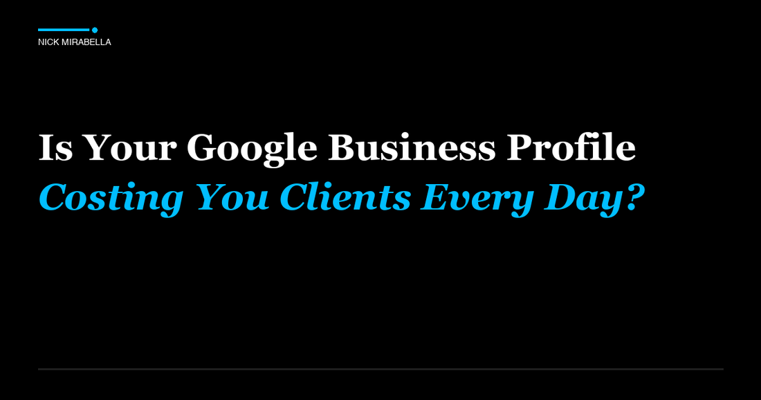 Expert advice on is Your Google Business Profile Costing You Clients Every Day for salon professionals