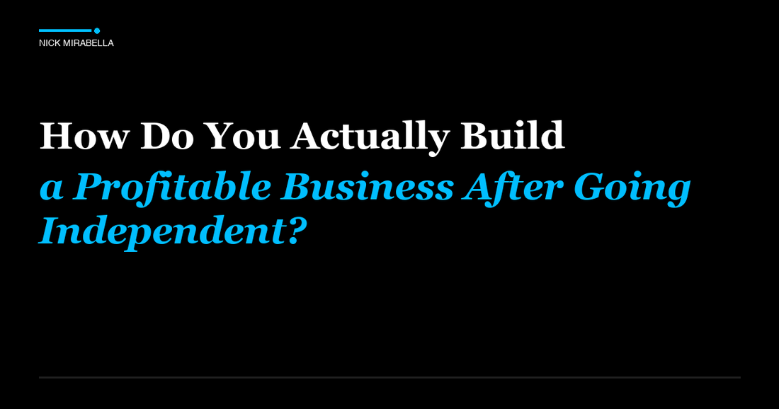 Professional insights on how Do You Actually Build a Profitable Business After Going Independent for salon professionals