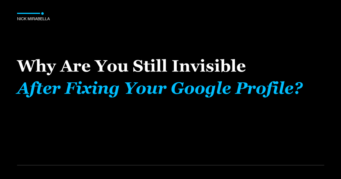 Expert analysis on are You Still Invisible After Fixing Your Google Profile for salon professionals