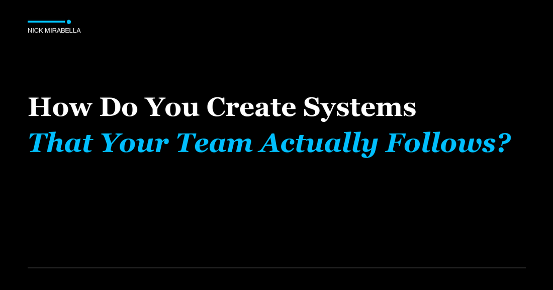 Strategic framework for how Do You Create Systems That Your Team Actually Follows for salon professionals