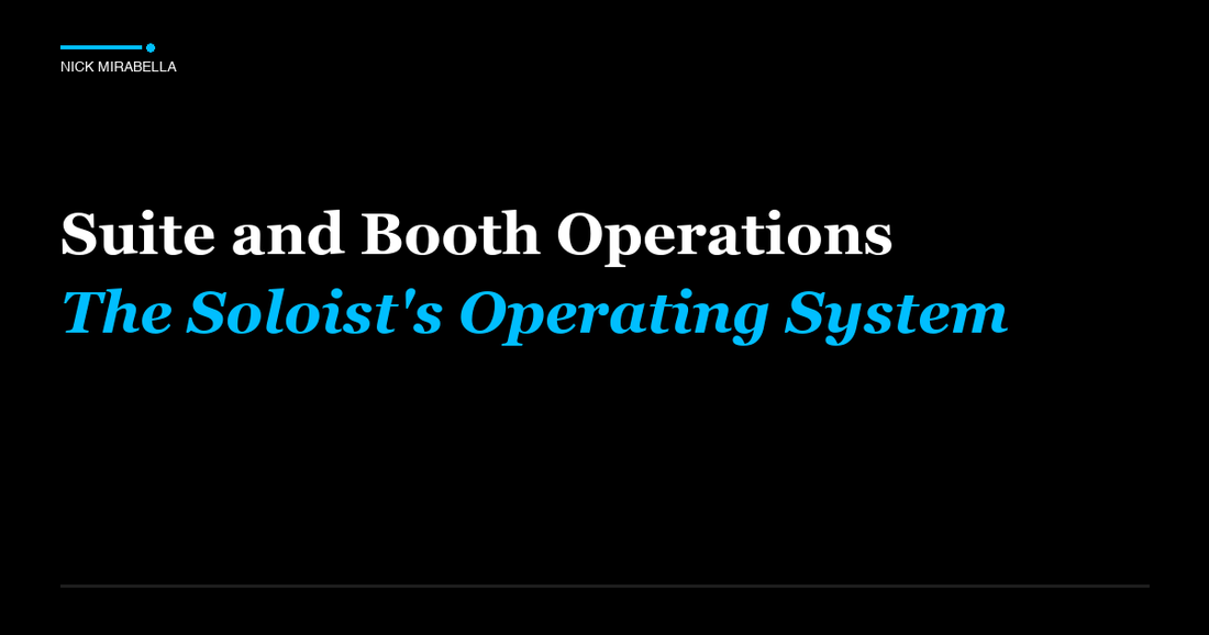 Strategic framework for suite and Booth Operations: The Soloist's Operating System for salon professionals