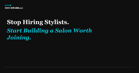 Stop Hiring Stylists. Start Building a Salon Worth Joining.