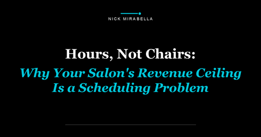 Hours, Not Chairs: Why Your Salon's Revenue Ceiling Is a Scheduling Problem