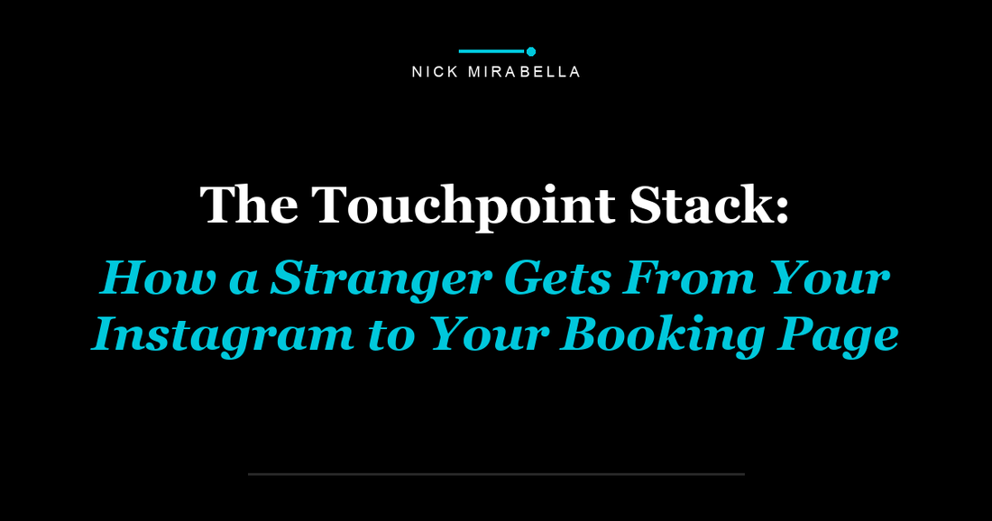 The Touchpoint Stack: How a Stranger Gets From Your Instagram to Your Booking Page