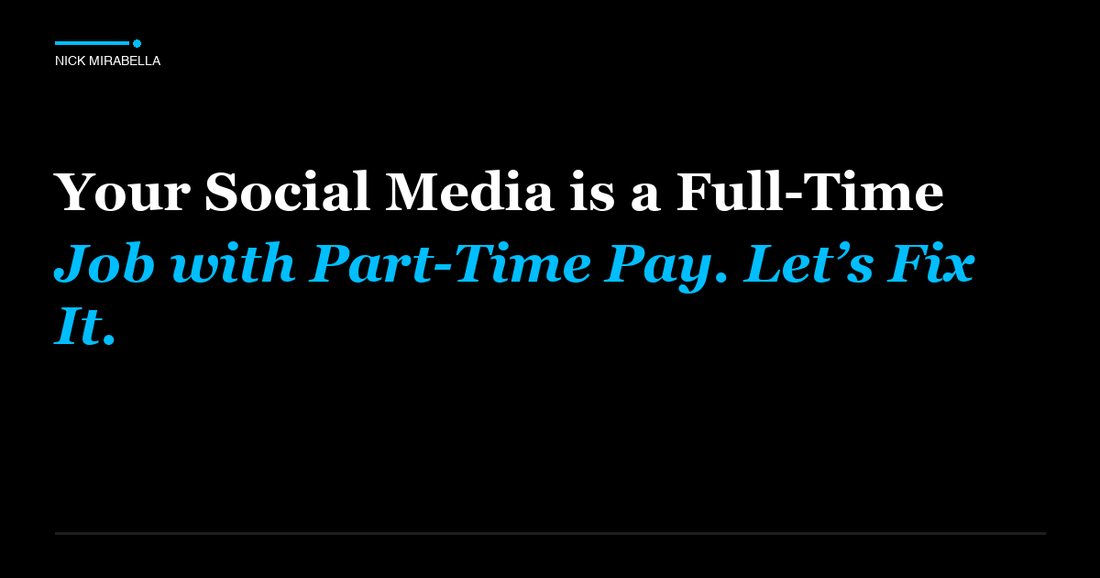Professional insights on your Social Media is a Full-Time Job with Part-Time Pay. Let’s Fix It for salon professionals