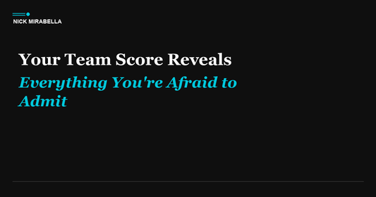 Your Team Score Reveals Everything You're Afraid to Admit